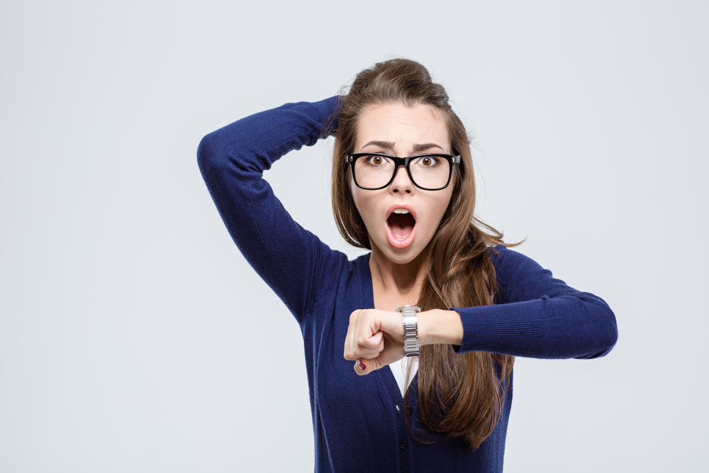 Woman Looking at Watch